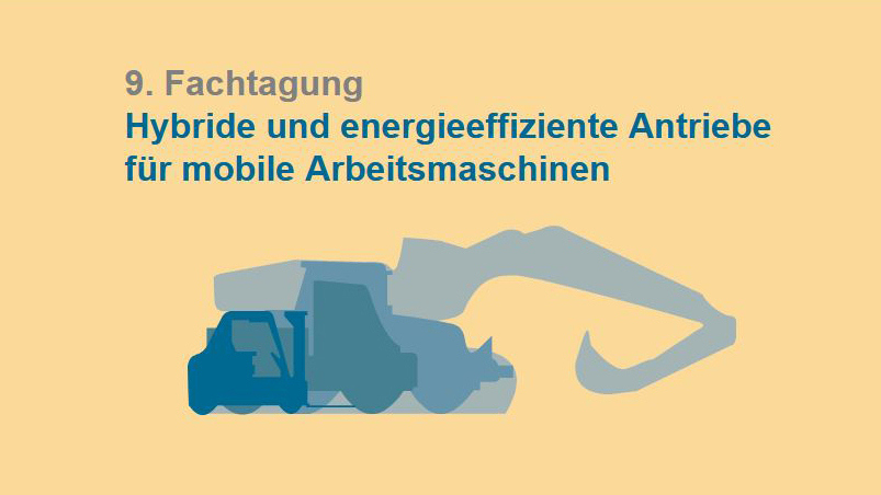 Banner der Fachtagung Hybride und energieeffiziente Antriebe für mobile Arbeitsmaschinen