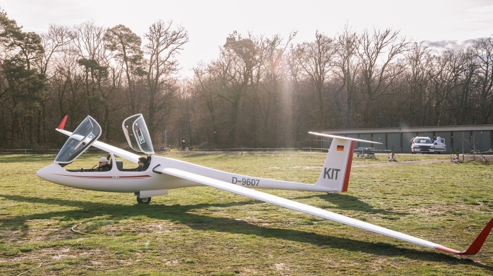 Foto eines KIT-Segelfliegers von AKFlieg