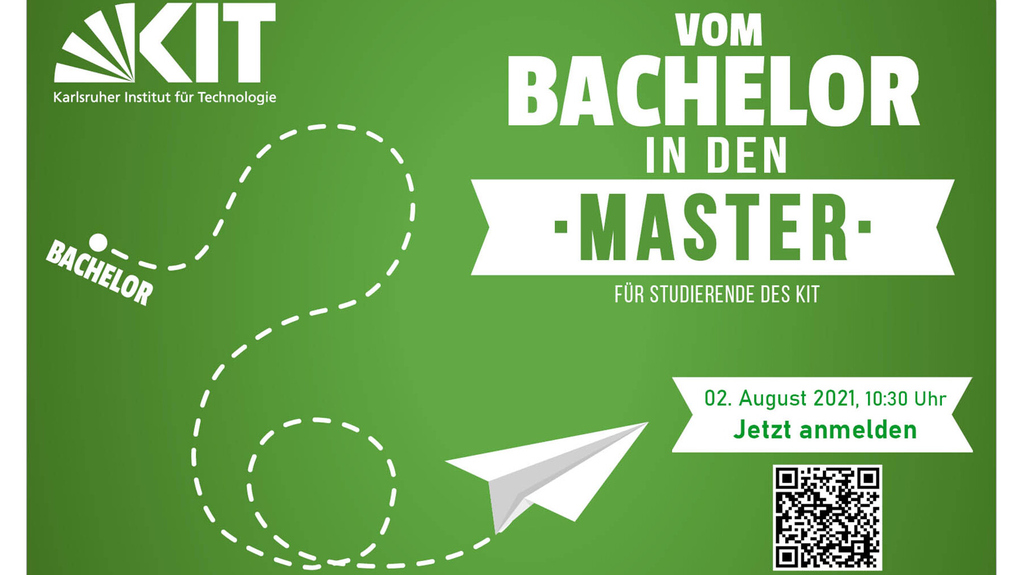 Werbebanner der Veranstaltung "Vom Bachelor zum Master"