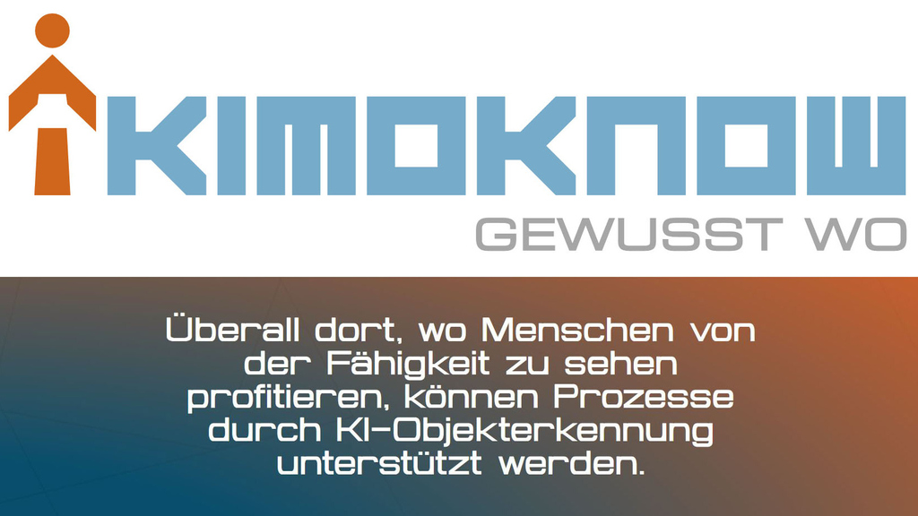 Logo mit Text montiert